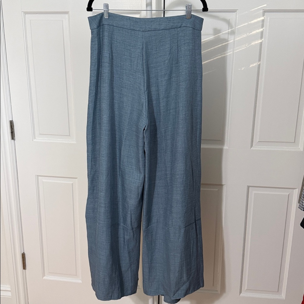 NWT Cider Ruched Zipper Pocket Wide Leg Trousers Size XL - Picture 5 of 6